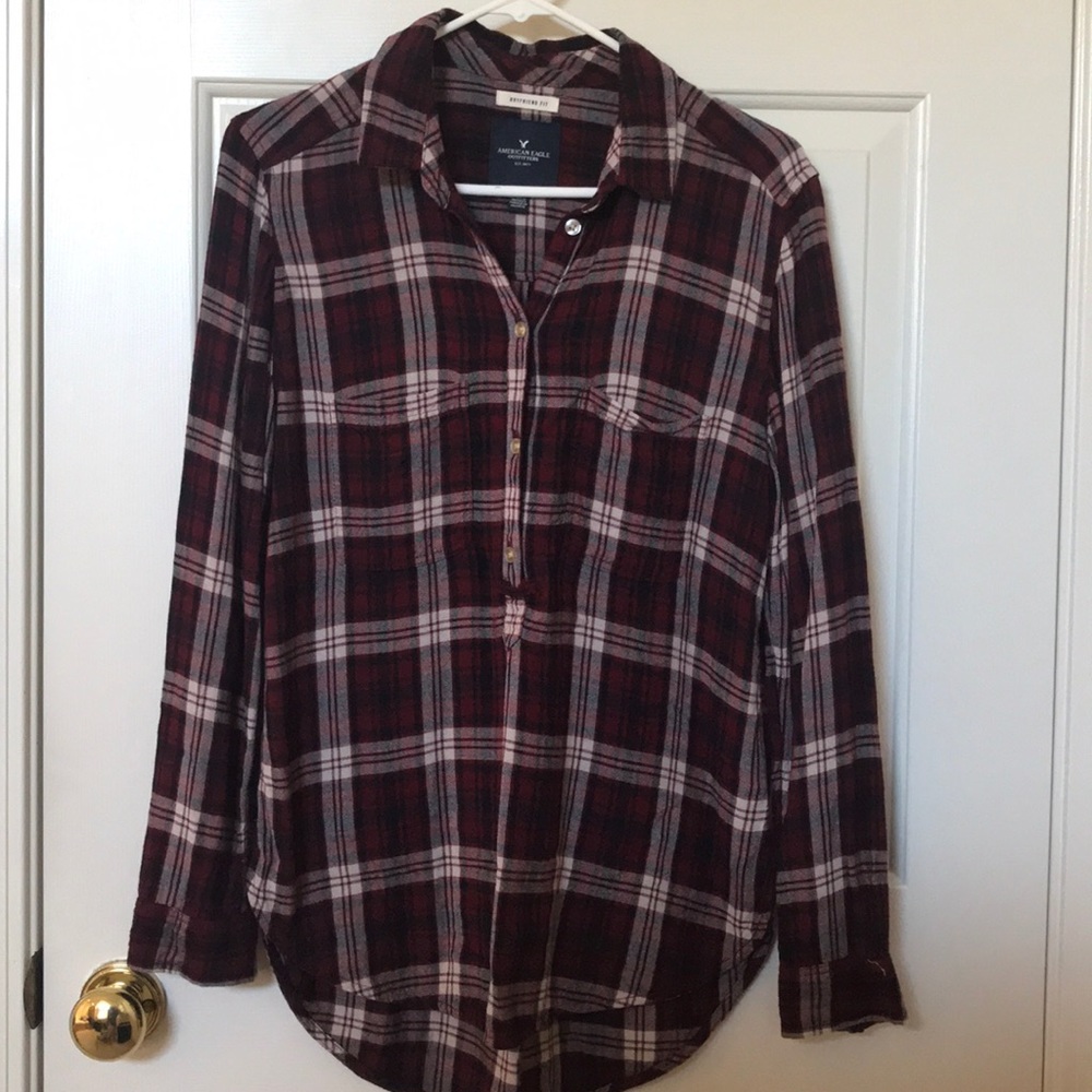 Lightweight Plaid Shirt